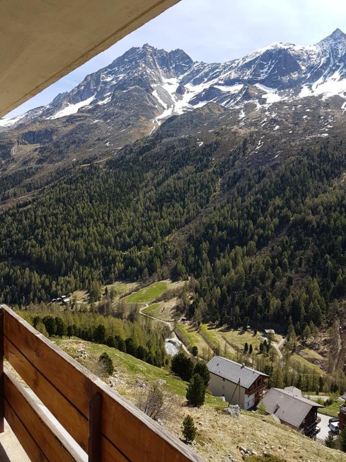 Le Panorama - Appartement à Arolla face aux montagnes à 150m des pistes Evolène Esterno foto